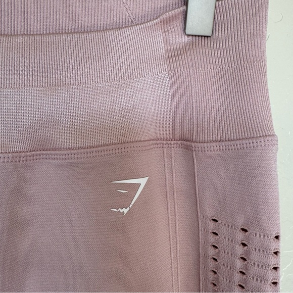 Gymshark Pink Seamless Compression Leggings Cutout - Picture 3 of 8